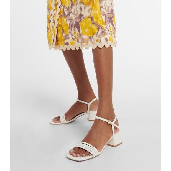 Gianvito Rossi Lena 45 leather Sandals in Blush Pink sz 39.5 - Picture 2 of 14